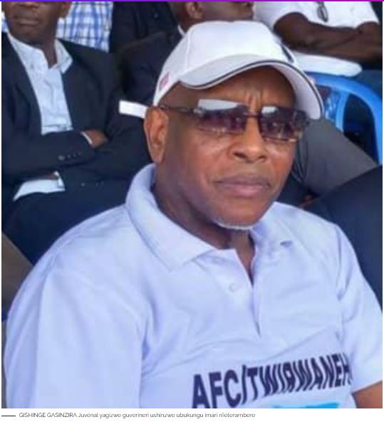 SAD NEWS: Vice Governor Gishinge Gasinzira's Death Announced