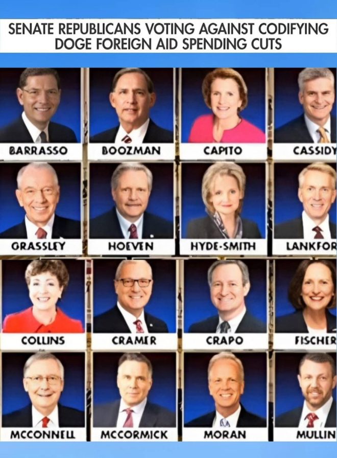 Senate Republicans Reject Doge Aid: Outrage Over Spending Cuts!
