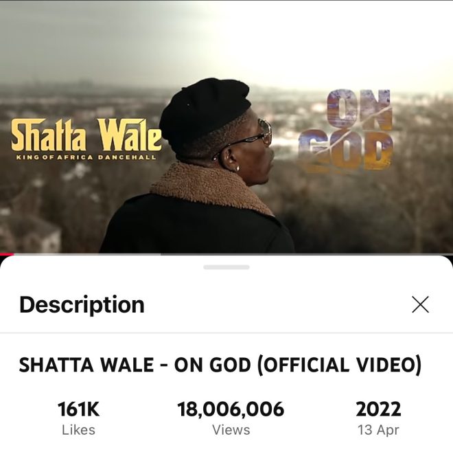 Shatta Wale's "On God" Surges Past 18M Views—Is It His Best Yet? — Shatta Wale music video success, highest streamed African songs 2025, Shatta Wale solo project achievements