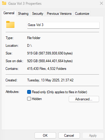 Shocking 920GB War Crimes Footage from Gaza Leaked Online!