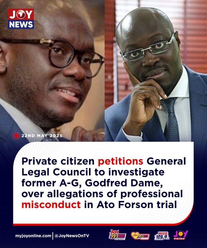 Shocking Allegations: Ex-A-G Godfred Dame Under Fire in Ato Trial! — Private legal complaints, Professional ethics investigations, A-G misconduct allegations