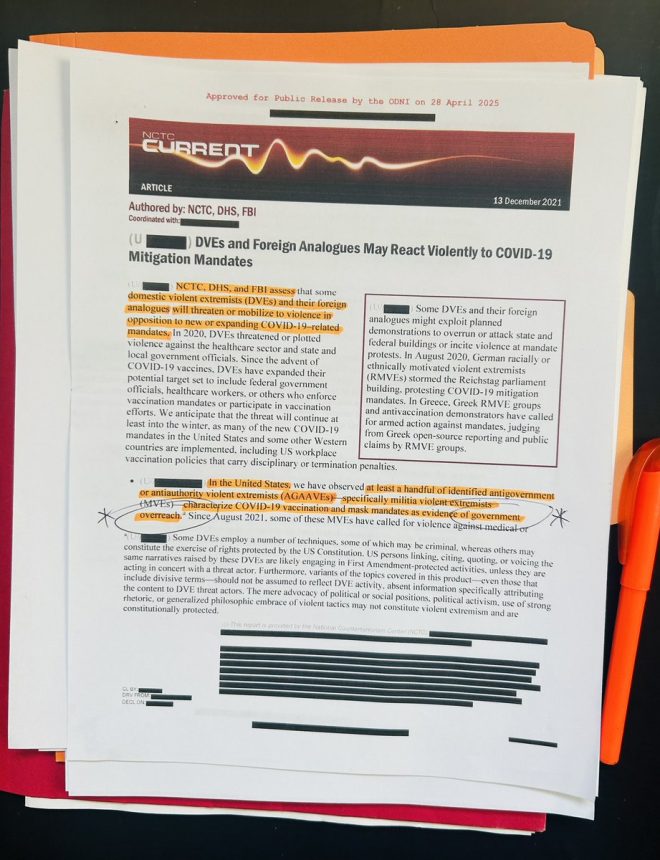 Shocking Docs: Biden Labels Covid Mandate Critics as Extremists! — Biden Covid mandate controversy, Domestic violent extremism 2025, First Amendment vaccine skepticism