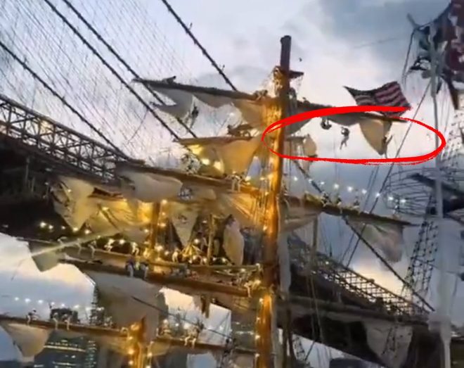 Shocking Incident: Mexican Navy Ship Crashes into Brooklyn Bridge! — Mexican Navy ship accident Brooklyn Bridge, Brooklyn Bridge collision news 2025, Mexican Navy incident New York 2025