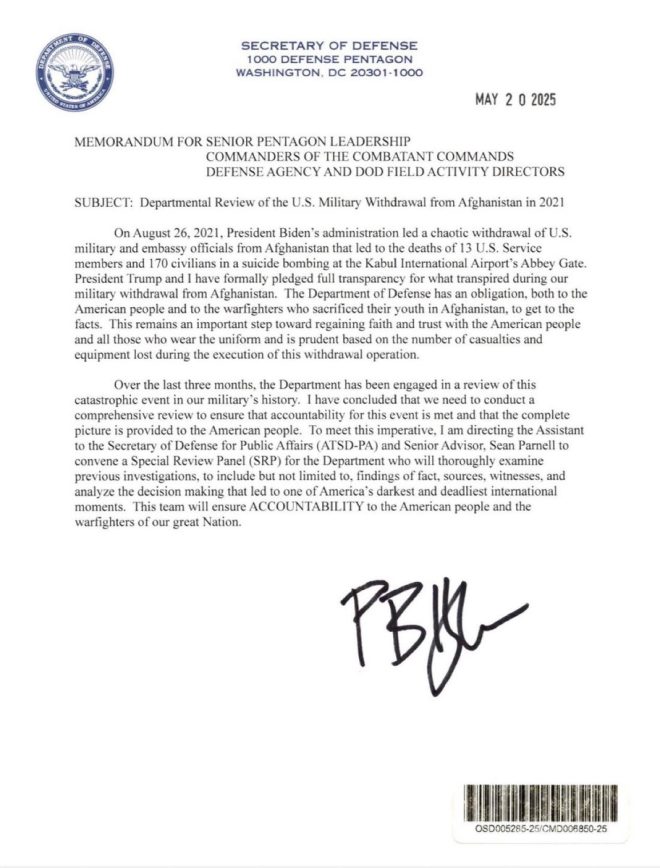 Shocking Inquiry: Was Biden's Afghanistan Withdrawal Sabotaged? — Afghanistan withdrawal analysis, Biden administration military review, Pentagon investigation 2025