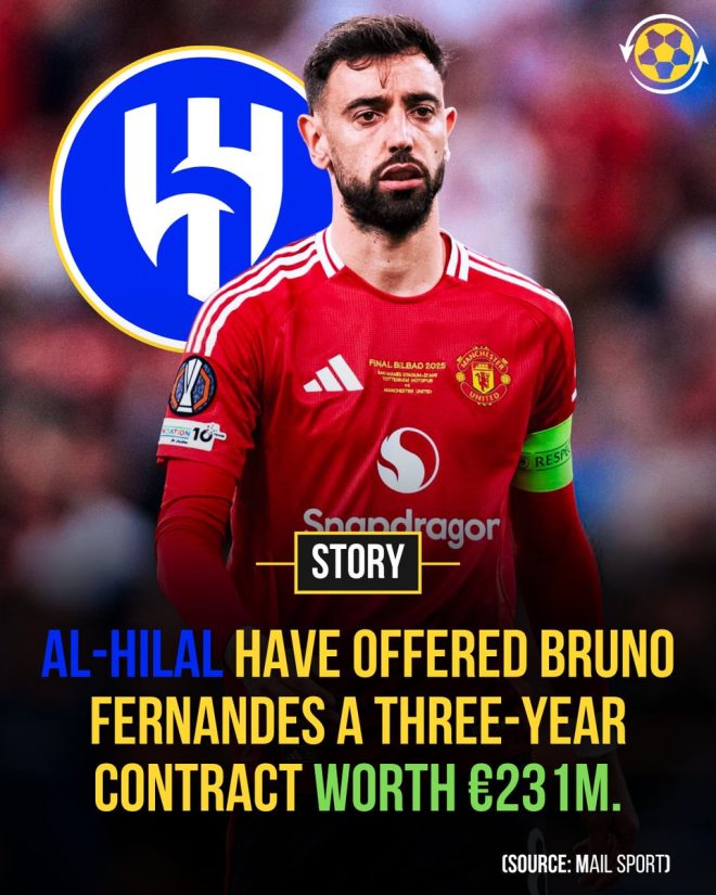 Shocking Move: Al-Hilal's €231M Contract Offer for Fernandes! — Bruno Fernandes transfer news, Al-Hilal contract offer, Man Utd captain sale