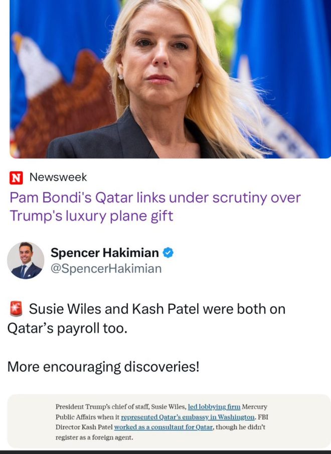 Shocking Revelation: Trump’s Inner Circle on Qatar's Payroll!