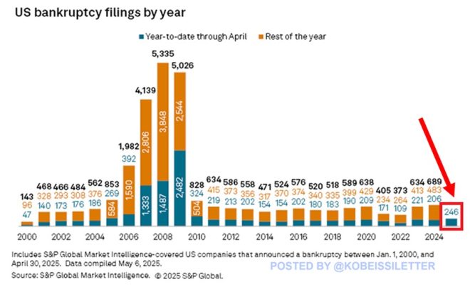 Shocking Surge: 246 Major US Companies Go Bankrupt in 2023—What's Next?