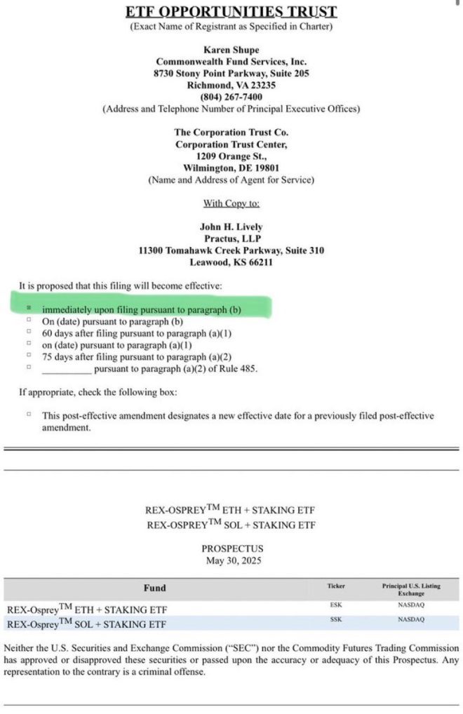 Shocking Twist: $ETH & $SOL ETFs Set for Fast-Track Approval? — $ETH staking news, $SOL ETF approval, crypto investment trends 2025