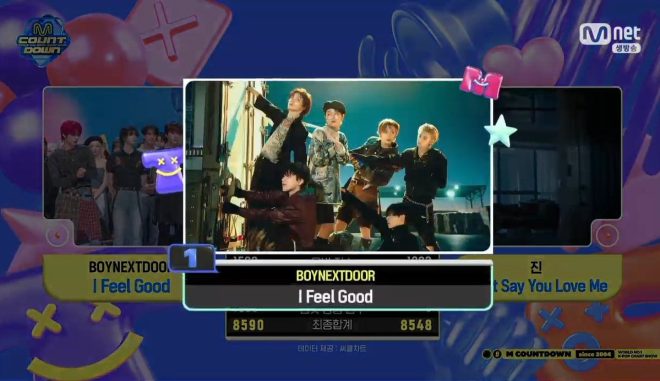 "Shocking Victory! BOYNEXTDOOR Claims MCountdown Crown with ‘I Feel Good’!"
IFeelGood_1stWin
BOYNEXTDOOR10thWin
BOYNEXTDOOR
보이넥스트도어 — BOYNEXTDOOR MCountdown Victory, I Feel Good Celebration, 2025 K-Pop Chart Toppers