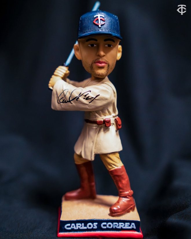 Star Wars & Baseball Collide: Correa's Jedi Bobblehead Controversy! — The Force Awakens, Jedi Mind Tricks, Galactic Adventures