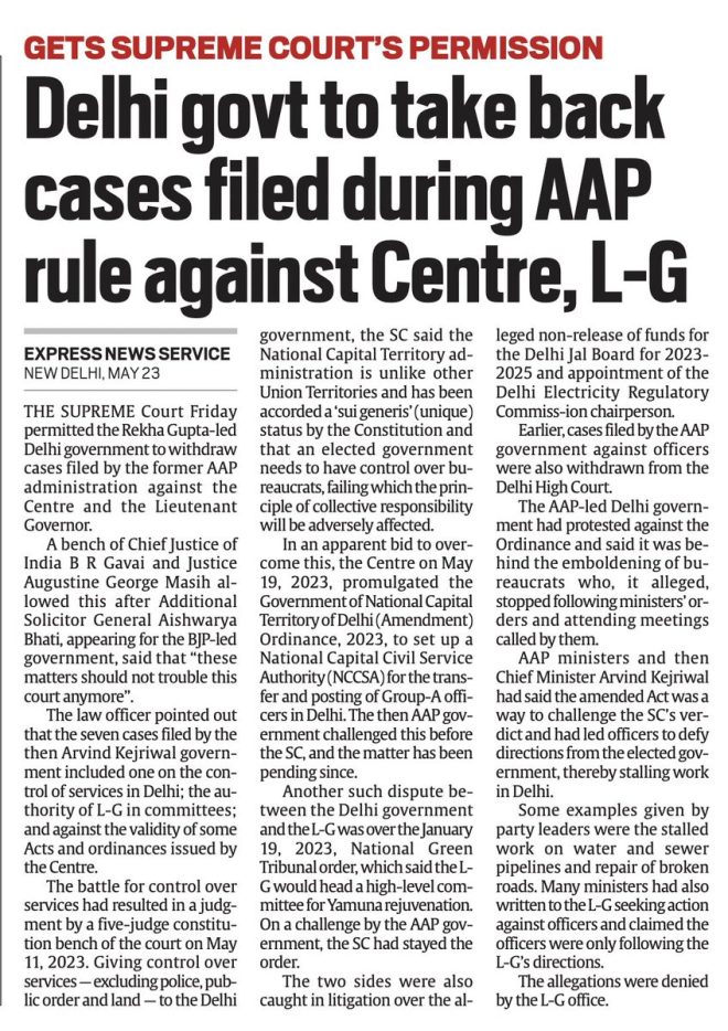 Supreme Court Shocker: Delhi's Controversial Law Challenge Withdrawn! — constitutional law, Delhi Services Act, Supreme Court cases 2025