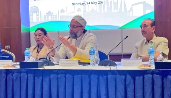 "The Limit of Patience: Owaisi's Delegation Exposes Pakistan in Bahrain, Calls for Action on Terrorists" — Asaduddin Owaisi Bahrain visit, Pakistan FATF grey list, Terrorists killed interrogation questions