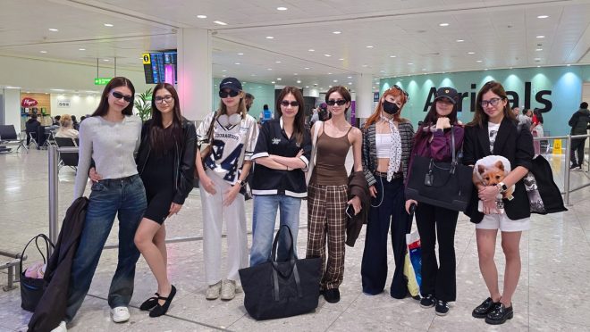 Touchdown in London: BINI's Arrival Sparks Controversy! — Girl Group Arrival London, BINI World Tour 2025, London Fan Welcome