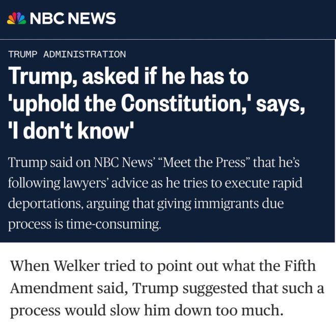Trump Admits Agenda Violates Constitution, Rights at Risk!