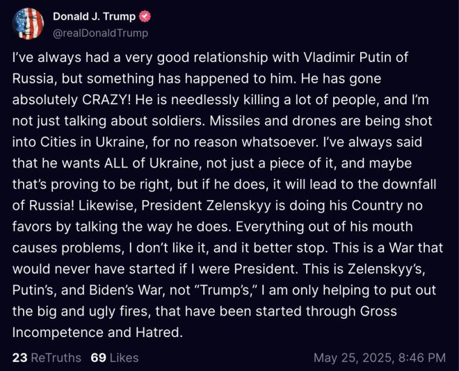 Trump Claims Putin's Gone Crazy: Zelensky's Words Spark Fury! —  Trump Putin relationship, Zelensky controversy, international political tensions 2025