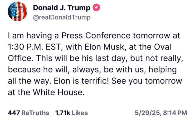 Trump & Musk Join Forces: What Shocking Announcement Awaits? —  Trump Musk press conference, Oval Office news update, 2025 political events