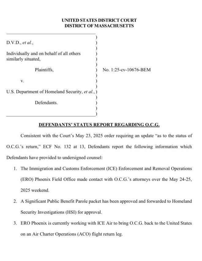Trump's Controversial Move: Chartering Flight for O.C.G.'s Return? — immigration flight charter, United States due process, Guatemala deportation news