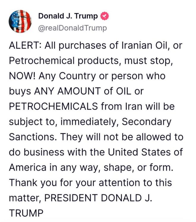 Trump's Oil Sanction Ultimatum: Global Fallout Ahead!