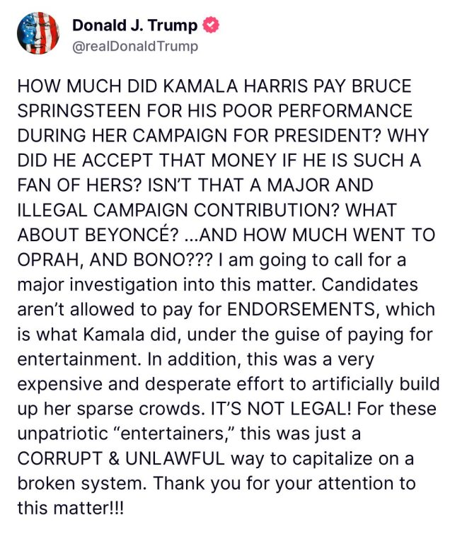 Trump's Shocking Claim: Did Kamala Buy Hollywood Endorsements? — Trump campaign investigation 2025, illegal campaign contributions 2025, Hollywood endorsements controversy