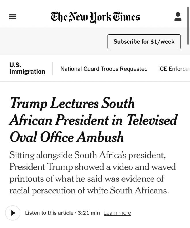 Trump's Shocking Claims: Is NYT Ignoring White Farmer Killings? — Trump South Africa controversy, White farmers safety 2025, New York Times bias investigation