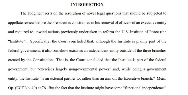 Trump's Shocking Move: Appeals Court Ruling on Peace Institute? — Trump legal appeal news, US Institute of Peace board controversy, 2025 Trump administration updates