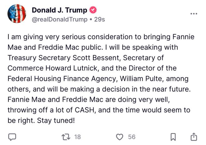 Trump's Shocking Move: Fannie Mae & Freddie Mac Going Public! — Trump Fannie Mae Freddie Mac news, Treasury Secretary Bessent statement, public housing finance reform 2025