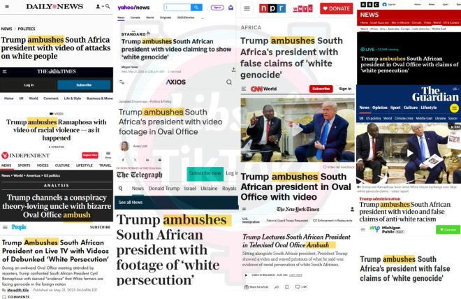 Trump's Shocking Video: Is White Genocide Real in South Africa? — fake news narrative, political media bias, South Africa controversy