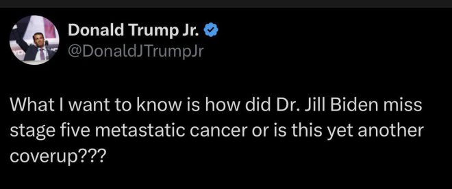 Trump's Son Claims Biden Leaked Cancer Diagnosis as a Cover-Up! —  Trump Biden Cancer Accusation, Presidential Scandals 2025, Political Cover-Up Allegations