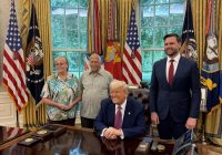 Trump's Unexpected Alliance: Meeting with Pope's Brother Shocks All! —  Trump meeting 2025, Vice President Vance news, Louis Prevost family visit