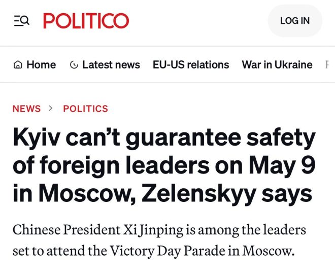 Ukraine Warns: Xi Jinping's Safety in Moscow Not Assured!