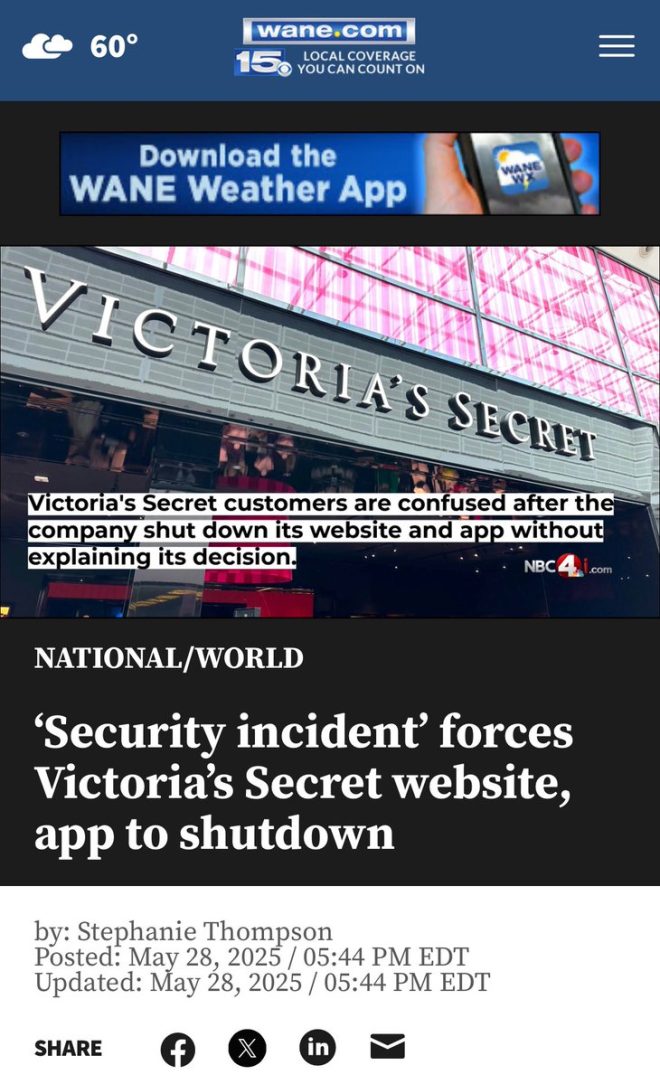 Victoria's Secret Down for Days: Epstein Connection Revealed? — Victoria's Secret outage, Les Wexner scandal, Jeffrey Epstein ties