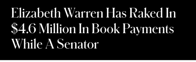 Warren's Stock Ban Hypocrisy? Will She Reject Lucrative Book Deals? — Congress stock trading ban, Senator Warren ethics reform, political book deals transparency