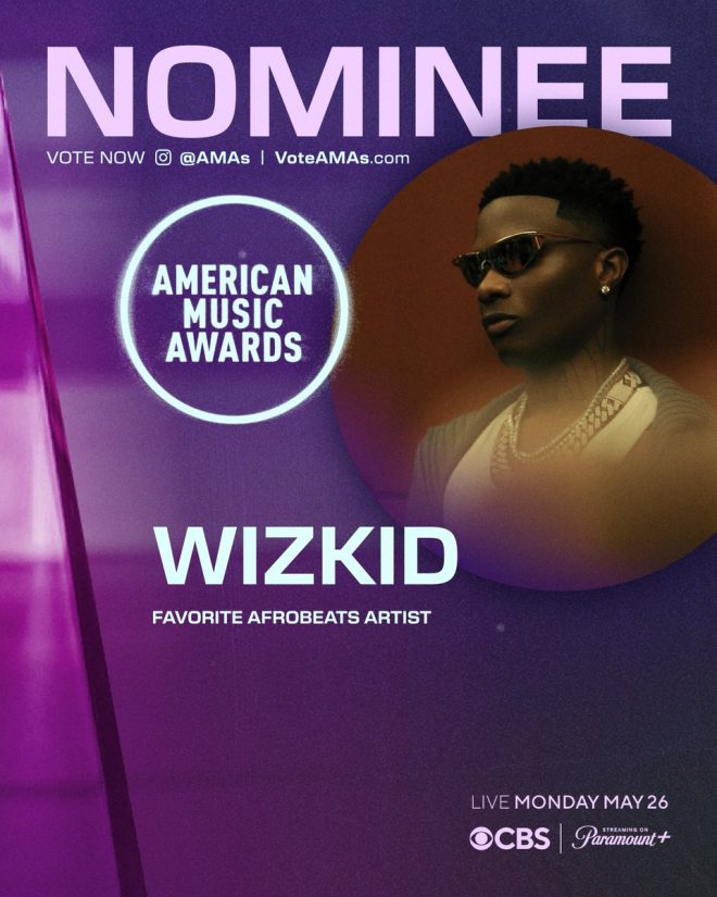 Wizkid's AMA Nomination Sparks Outrage Among Rival Artists!