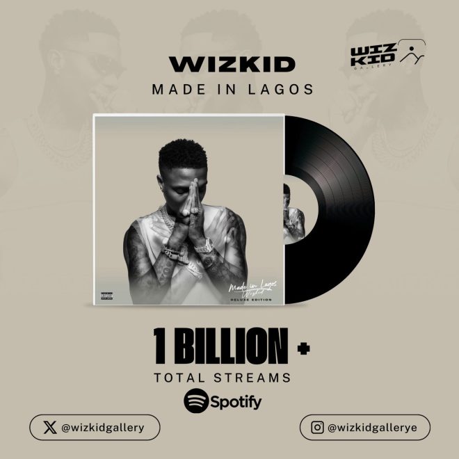 Wizkid’s “Made In Lagos” Hits 1 Billion Streams—Is He the GOAT? — Wizkid Made In Lagos album, Wizkid 1 billion streams, Made In Lagos deluxe edition success