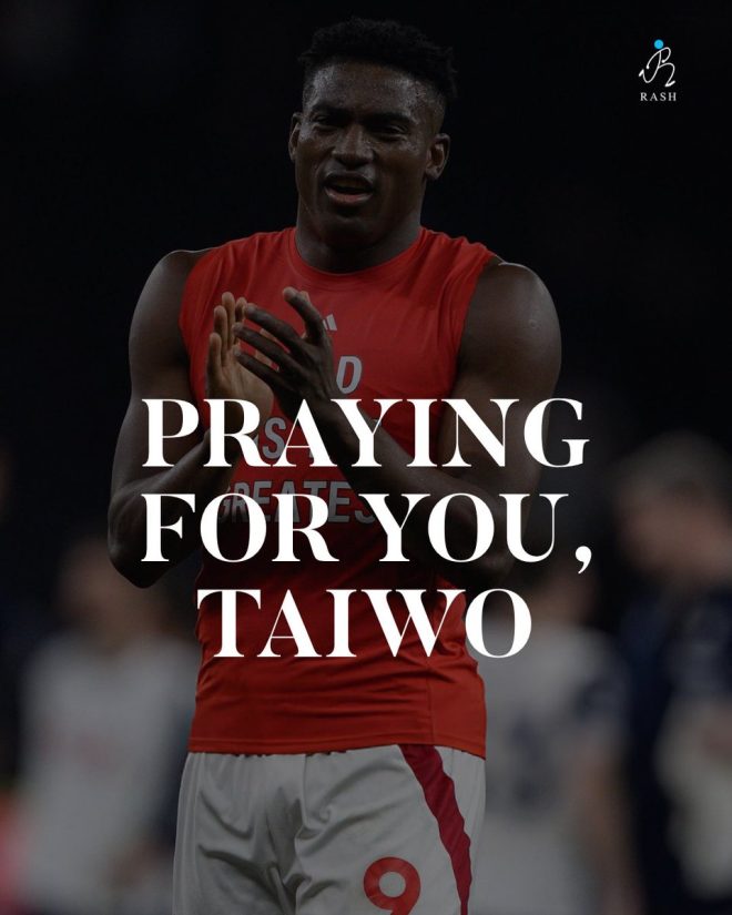 alone in this battle. #PrayersForTaiwo #StayStrongTaiwo