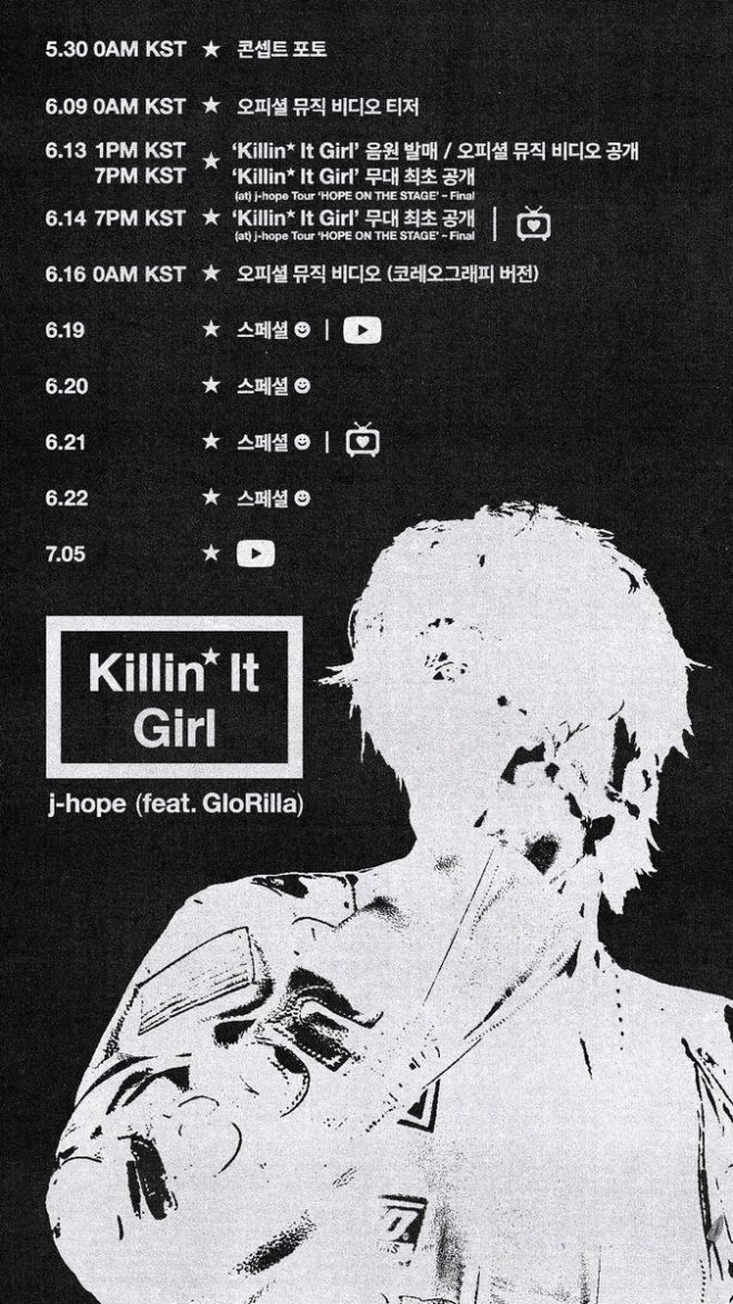 j-hope's 'Killin' It Girl': Will Love at First Sight Ignite Controversy? — j-hope new music release, Killin' It Girl lyrics, GloRilla hip-hop collaboration