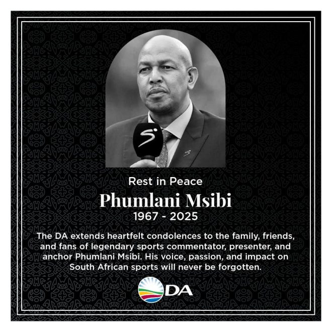Death of Legendary Commentator Phumlani Msibi: A Great Loss