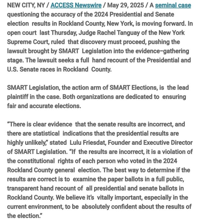 2024 Election Results Under Fire: Hand Recount Demanded! —  Election integrity challenges, 2024 election recount demands, New York ballot transparency