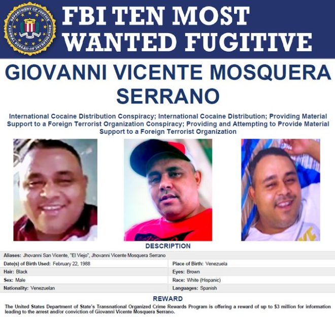 $3M Reward: Tren de Aragua's U.S. Leader Unmasked! — $3 million bounty on cartel leader, Tren de Aragua US operations exposed, Giovanni Mosquera Serrano fugitive investigation
