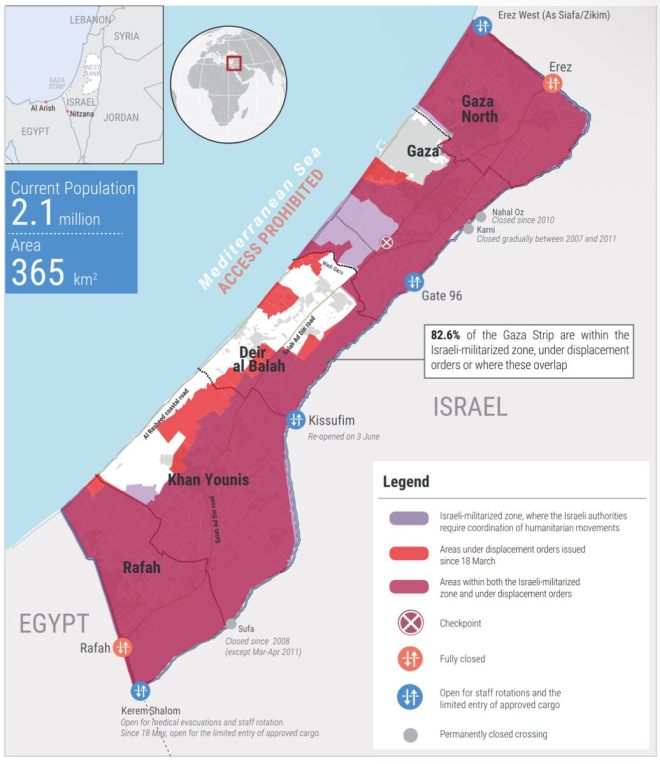 82% of Gaza Now a No-Go Zone for Civilians — Gaza civilian access crisis, Israeli military control Gaza 2025