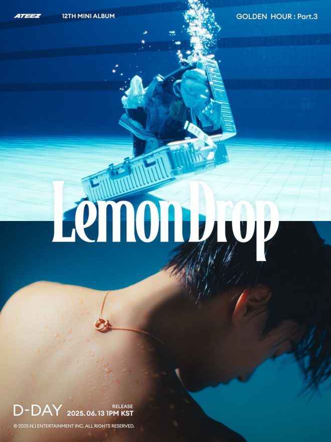 "ATEEZ Drops Controversial 'Lemon Drop' D-DAY Poster for GOLDEN HOUR Part.3 - Fans Divided!" — ATEEZ Lemon Drop Poster, ATEEZ D-DAY Release, ATEEZ Golden Hour Part 3 Release