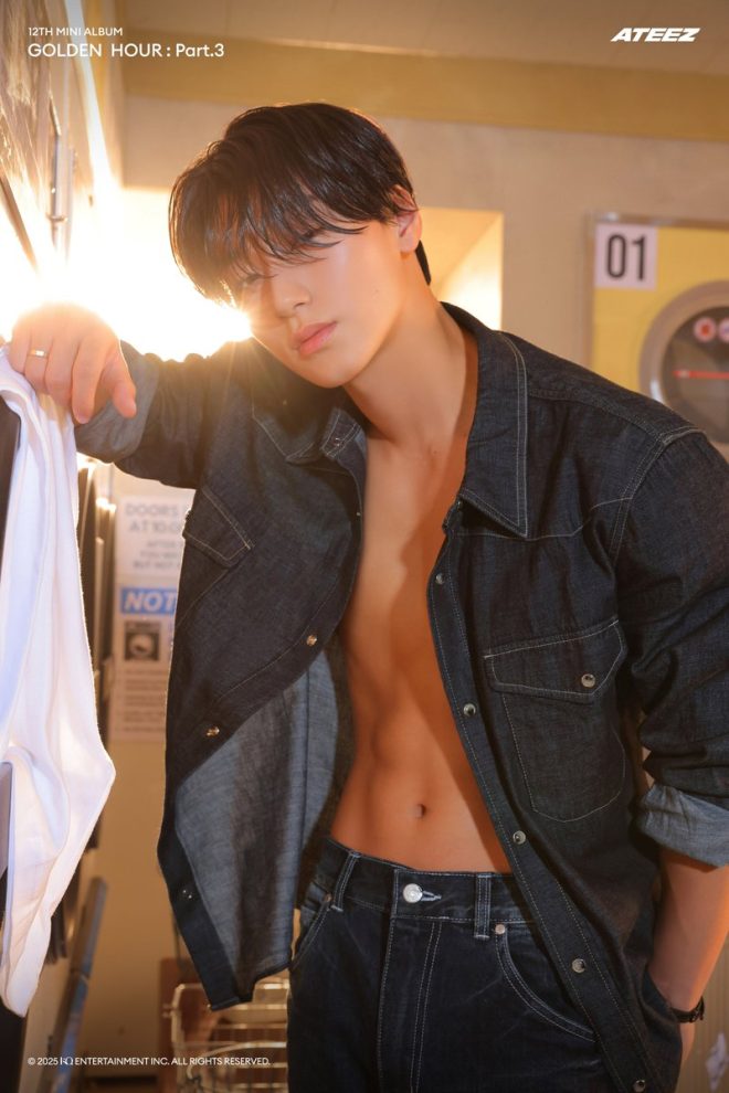 "ATEEZ SAN's Controversial Golden Hour Part 3 Album Photo Unveiled - LemonDrop Surprise!" — San ATEEZ, Kpop Album Release, Lemon Drop Photo Shoot