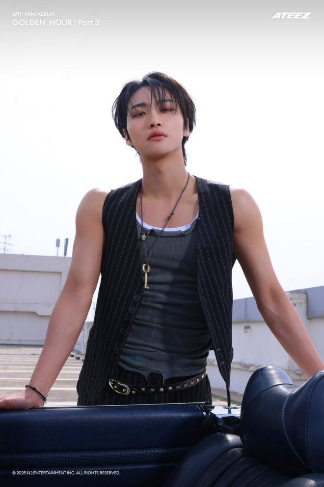 "ATEEZ's Seonghwa Stuns Fans with Golden Hour Part.3 Album Photo 2! Controversial Release Date Revealed - Pre-save Now!" — Kpop Album Photo, Kpop Idol Seonghwa, New ATEEZ Release