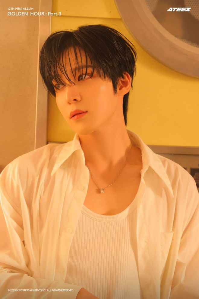 "ATEEZ's YUNHO Stuns Fans with Controversial Golden Hour Part.3 Album Photo - LemonDrop Revealed! 🔥 #ATEEZ #에이티즈 #YUNHO #윤호" —
K-pop boy group, ATEEZ, releases stunning photo album for GOLDEN HOUR Part.3
YUNHO stuns in new ATEEZ GOLDEN HOUR photo album
ATEEZ fans excited for LemonDrop concept in GOLDEN HOUR Part.3 album photos