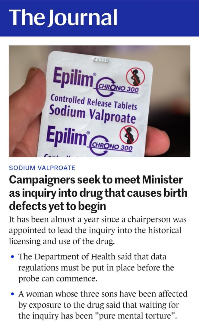 Advocacy Chair Demands Urgent Inquiry on Risky Drug — advocacy for drug safety, birth defect awareness campaign, prenatal medication risks