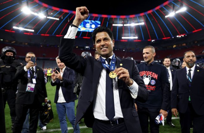 Al Khelaifi's bold statement: PSG aims to dominate FIFA Club World Cup and Champions League once more! 🏆🔥
— Nasser Al Khelaifi success, PSG Champions League, FIFA Club World Cup ambition
