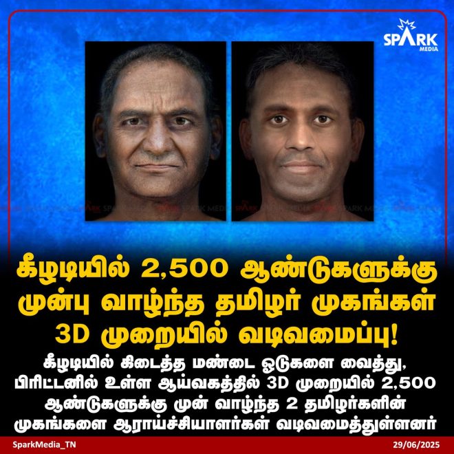 Ancient Tamil Faces Resurrected: 3D Tech Shocks Historians! — Ancient Tamil Civilization, 3D Archaeological Discoveries, Keezhadi Excavation Insights