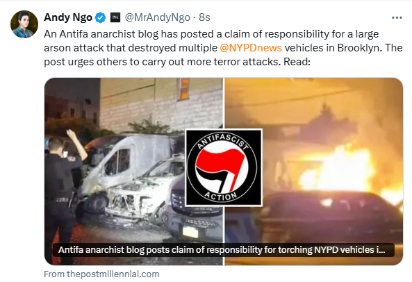 Antifa's Shocking Firebombing: Terrorism or Protest? — Antifa news update, police vehicle attack 2025, domestic terrorism debate