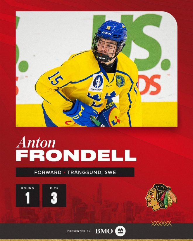 Anton Frondell: The Chicago Blackhawk No One Expected! — Chicago Blackhawks news, Anton Frondell highlights, NHL rookie profiles 2025