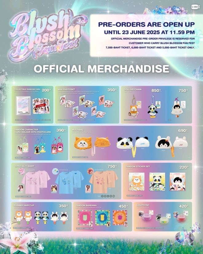 BLUSH BLOSSOM FAN FEST: Are Tickets Worth the Price? — official BLUSH BLOSSOM merchandise, BLUSH BLOSSOM FAN FEST tickets, pre-order BLUSH BLOSSOM 2025